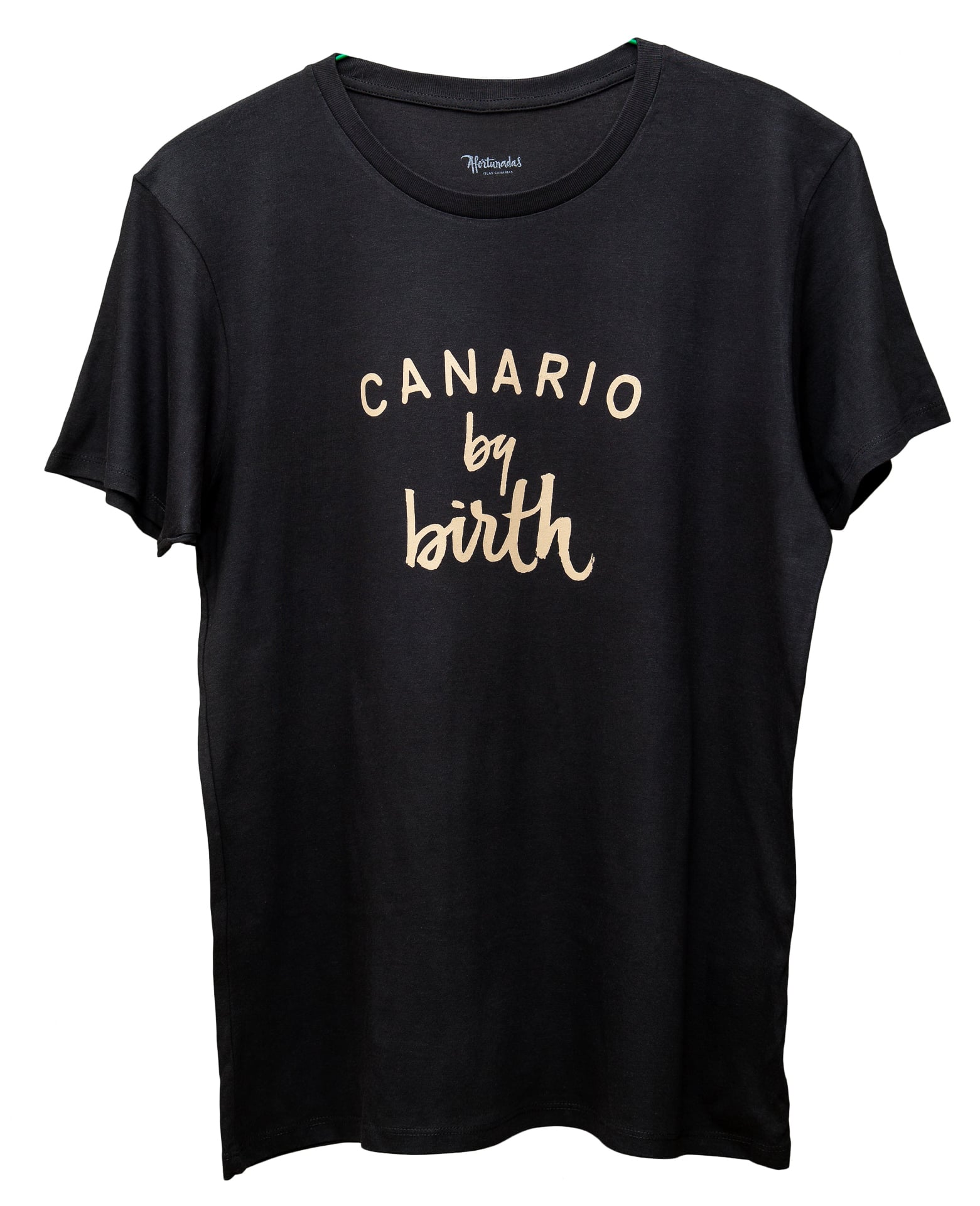 Canario_by_birth-man-black-tshirt
