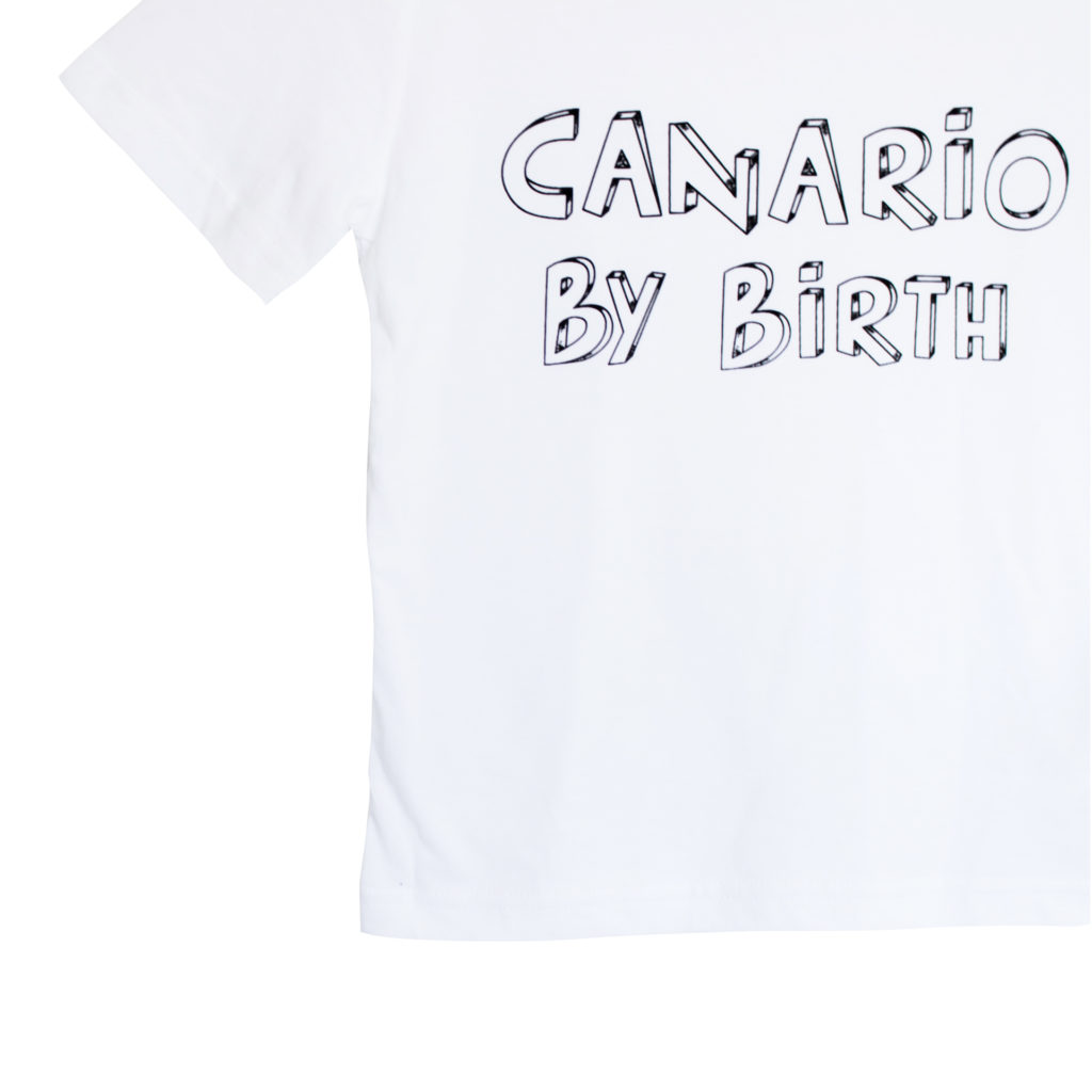 Canario by birth detalle1 ni o camiseta cor